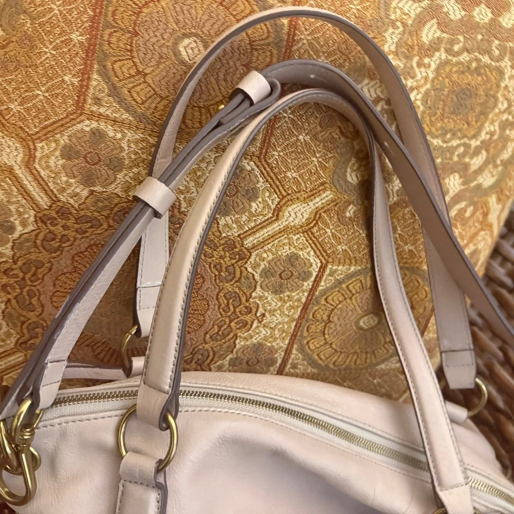 MARGOT NEW YORK SATCHEL SOFT CREME